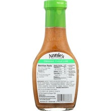 Load image into Gallery viewer, ANNIESNAT: Dressing Chile Lime Vinegar Organic, 8 oz
