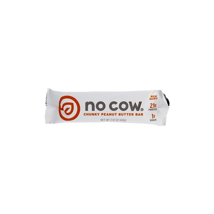 NO COW BAR: Protein Bar Chunky Peanut Butter, 2.12 oz