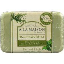 Load image into Gallery viewer, A LA MAISON: Rosemary Mint Bar Soap, 8.8 oz
