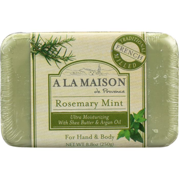 A LA MAISON: Rosemary Mint Bar Soap, 8.8 oz