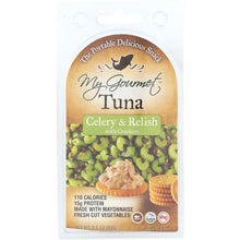 Load image into Gallery viewer, MY GOURMET TUNA: Celery and Relish with Crackers Snack Pack, 3.50 oz
