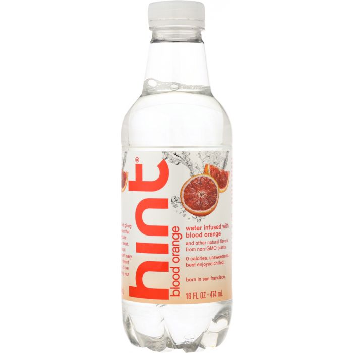 HINT: Unsweet Essence Water Blood Orange, 16 oz