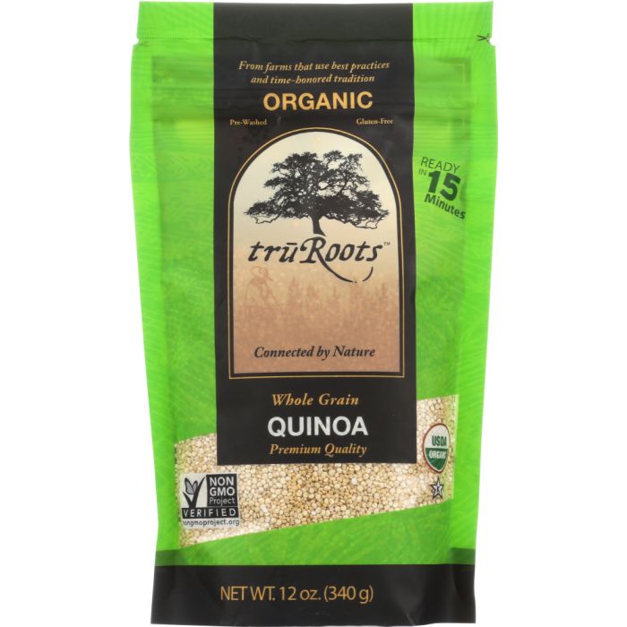 TRUROOTS: Whole Grain Organic Quinoa, 12 oz