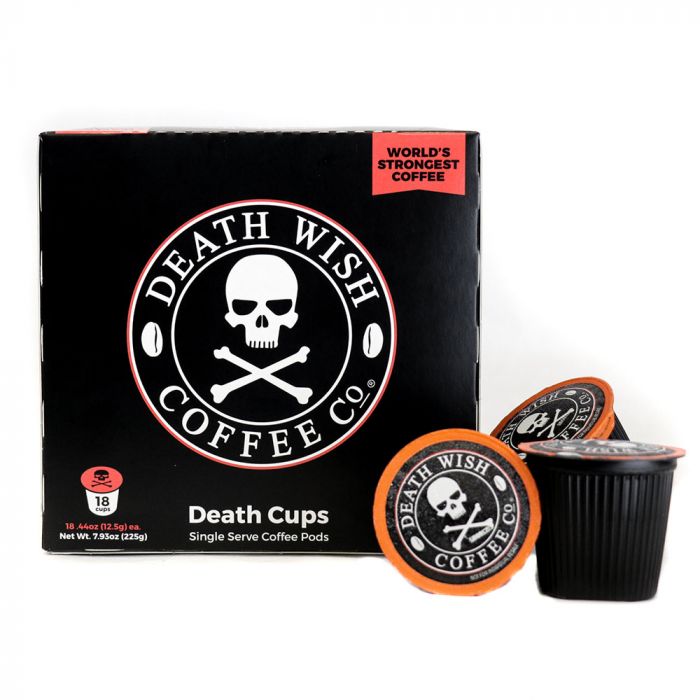 DEATH WISH COFFEE: Single Serve Capsules Coffee, 18ct
