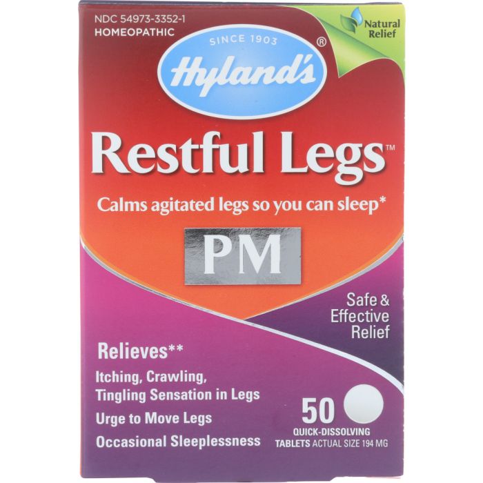 HYLAND: Supplement Restful Leg, 50 pc