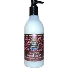 Load image into Gallery viewer, ONE WITH NATURE: Rose Petal Hand Wash with Dead Sea Minerals, 12 fl oz
