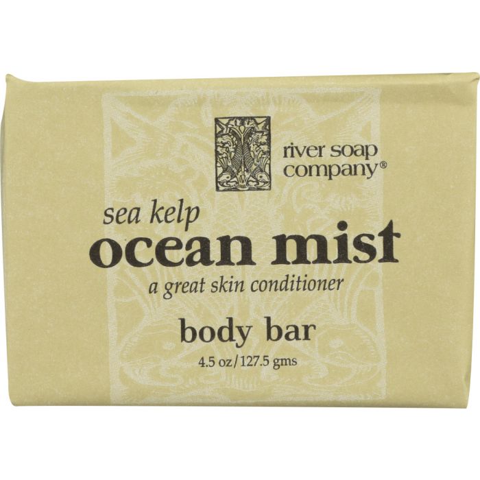 RIVER SOAP COMPANY: Sea Kelp Ocean Mist Body Bar, 4.5 oz