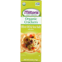 Load image into Gallery viewer, MILTONS: Organic Olive Oil &amp; Sea Salt Crackers, 6 oz
