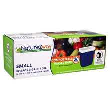 Load image into Gallery viewer, NATUREZWAY: Bag Compostable 3 Gal, 30 Ct, 1 ea
