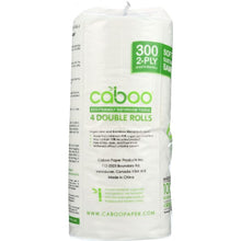 Load image into Gallery viewer, CABOO: 2-Ply Bathroom Tissue 300 Sheets, 4 Rolls
