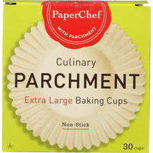 Load image into Gallery viewer, PAPERCHEF: Culinary Parchment Extra Large Baking Cups, 30 Pc
