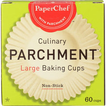 Load image into Gallery viewer, PAPER CHEF: Large Culinary Parchment Baking Cups, 60 Count
