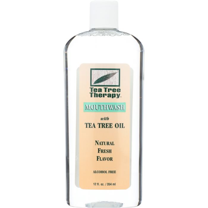 TEA TREE THERAPY: Mouthwash with Tea Tree Oil, 12 oz