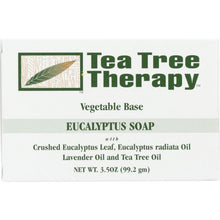 Load image into Gallery viewer, TEA TREE THERAPY: Eucalyptus Vegetable Base Soap, 3.5 oz
