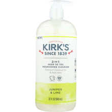 Load image into Gallery viewer, KIRKS: Wash 3 In 1 Juniper Lime, 32 oz
