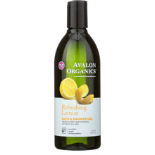 Load image into Gallery viewer, AVALON ORGANICS: Bath &amp; Shower Gel Lemon, 12 oz
