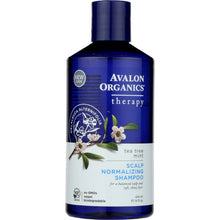 Load image into Gallery viewer, AVALON ORGANICS: Scalp Normalizing Shampoo Tea Tree Mint Therapy, 14 oz
