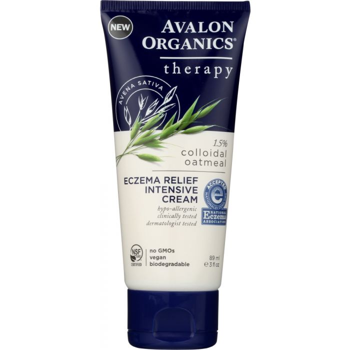 AVALON ORGANICS: Cream Eczema Therapy, 3 oz