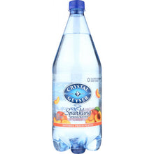 Load image into Gallery viewer, CRYSTAL GEYSER: Sparkling Spring Water Peach, 1.25 lt
