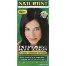 Load image into Gallery viewer, NATURTINT: Permanent Hair Color 1N Ebony Black, 5.28 oz
