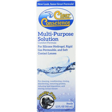 Load image into Gallery viewer, CLEAR CONSCIENCE: Contact Lens Multi Purpose Solution, 12 oz
