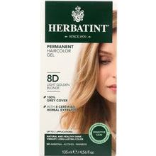 Load image into Gallery viewer, HERBATINT: Permanent Hair Color Gel 8D Light Golden Blonde, 4.56 oz
