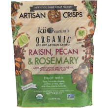 Load image into Gallery viewer, KII NATURALS: Raisin Pecan &amp; Rosemary Bite-Size Crisps, 5.3 oz

