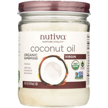 Load image into Gallery viewer, NUTIVA: Organic Superfood Extra Virgin Coconut Oil, 14 oz
