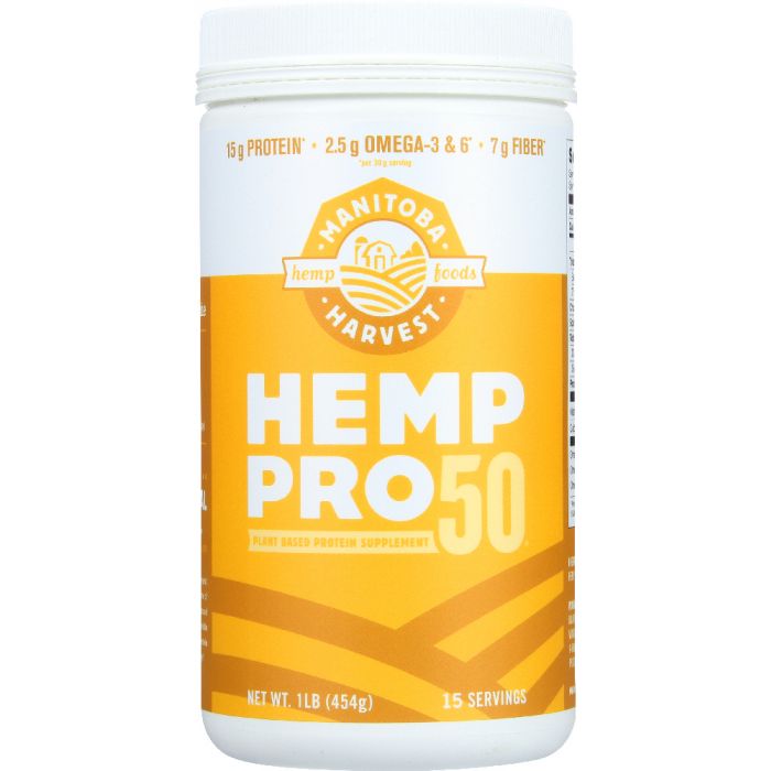 MANITOBA HARVEST: Hemp Pro 50 Plant Based Protein Supplement, 16 oz