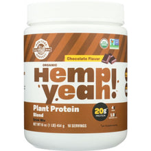 Load image into Gallery viewer, MANITOBA HARVEST: Hemp Yeah! Chocolate Protein Powder Plant, 16 oz
