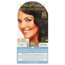 Load image into Gallery viewer, TINTS OF NATURE: 3N Natural Dark Brown Permanent Hair Colour, 4.4 fo
