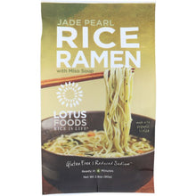 Load image into Gallery viewer, LOTUS FOODS: Rice Ramen with Miso Soup Jade Pearl, 2.8 oz
