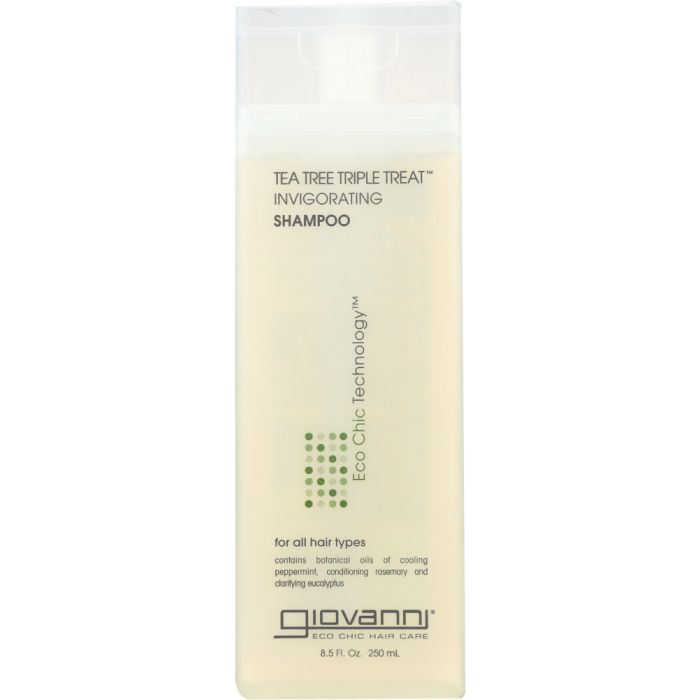 GIOVANNI COSMETICS: Tea Tree Triple Treat Invigorating Shampoo, 8.5 oz