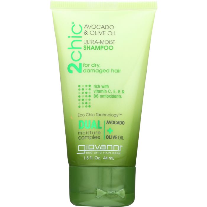 GIOVANNI COSMETICS: 2Chic Avocado and Olive Oil Shampoo, 1.5oz