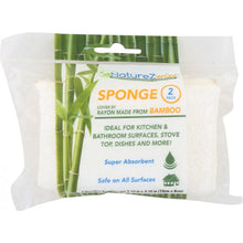 Load image into Gallery viewer, NATUREZWAY: Sponge Bamboo 2 pk, 1 ea
