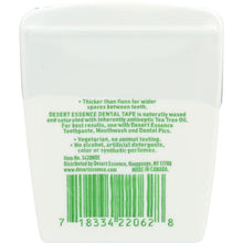 Load image into Gallery viewer, DESERT ESSENCE: Tea Tree Oil Dental Tape, 30 Yards
