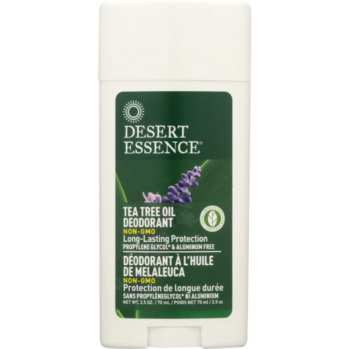 DESERT ESSENCE: Tea Tree Oil Deodorant with Lavender Oil, 2.5 oz
