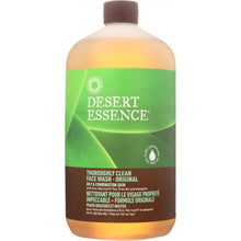 Load image into Gallery viewer, DESERT ESSENCE: Thoroughly Clean Face Wash, 32 oz
