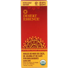 Load image into Gallery viewer, DESERT ESSENCE: Organic Coconut Jojoba Oil and Coffee Oil, 4 oz

