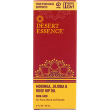 Load image into Gallery viewer, DESERT ESSENCE: Moringa Jojoba and Rose Hip Oil, 2 oz
