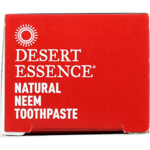 Load image into Gallery viewer, DESERT ESSENCE: Natural Neem Toothpaste Cinnamint, 6.25 oz
