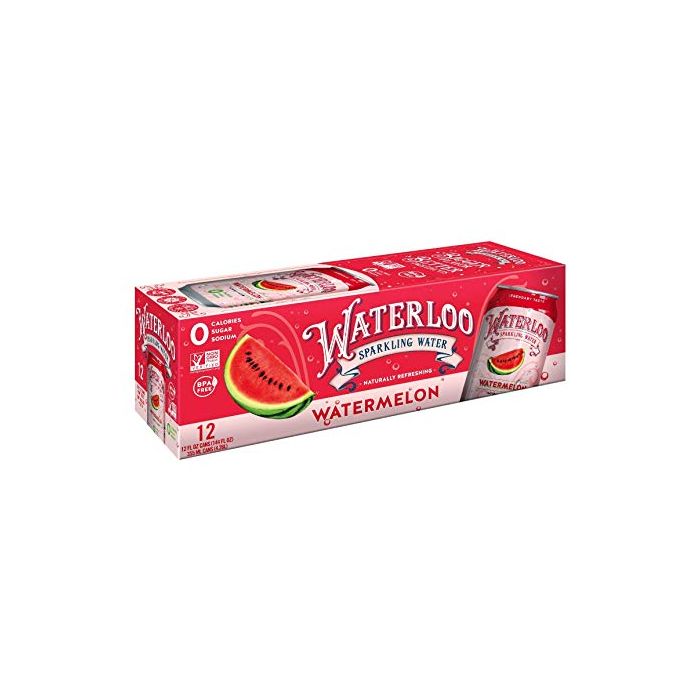 WATERLOO SPARKLING WATER: Water Sparkling Strawberry 12 Pack, 144 fo