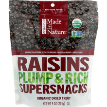 Load image into Gallery viewer, MADE IN NATURE: Organic Raisins, 9 oz
