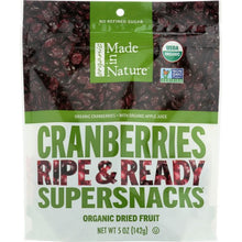 Load image into Gallery viewer, MADE IN NATURE: Organic Dried Fruit Cranberries, 5 oz
