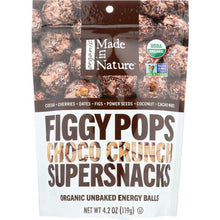Load image into Gallery viewer, MADE IN NATURE: Organic Choco Crunch Figgy Pops Super Snacks, 4.2 oz
