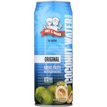 Load image into Gallery viewer, AMY &amp; BRIAN: All Natural Coconut Juice Pulp Free, 17.5 oz
