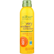 Load image into Gallery viewer, ALBA BOTANICA: Kids Spray Sunscreen Spf 50, 6 oz
