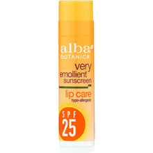 Load image into Gallery viewer, ALBA BOTANICA: Sun Lip Balm SPF 25, 0.15 oz
