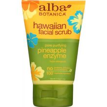 Load image into Gallery viewer, ALBA BOTANICA: Hawaiian Pineapple Enzyme Facial Scrub, 4 oz
