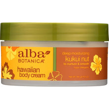 Load image into Gallery viewer, ALBA BOTANICA: Hawaiian Body Cream Kukui Nut, 6.5 oz
